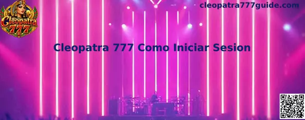 Tutorial de inicio de sesión de Cleopatra 777