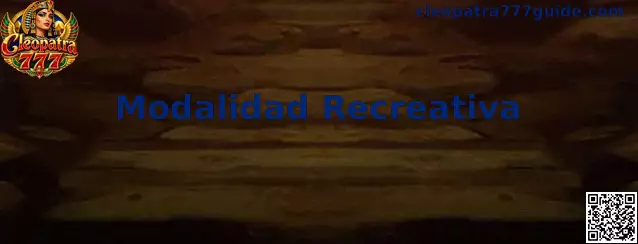 Guía visual de Cleopatra 777 en Modalidad Recreativa con fichas virtuales